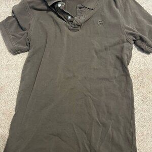 Men Brown Polo Shirt Small
